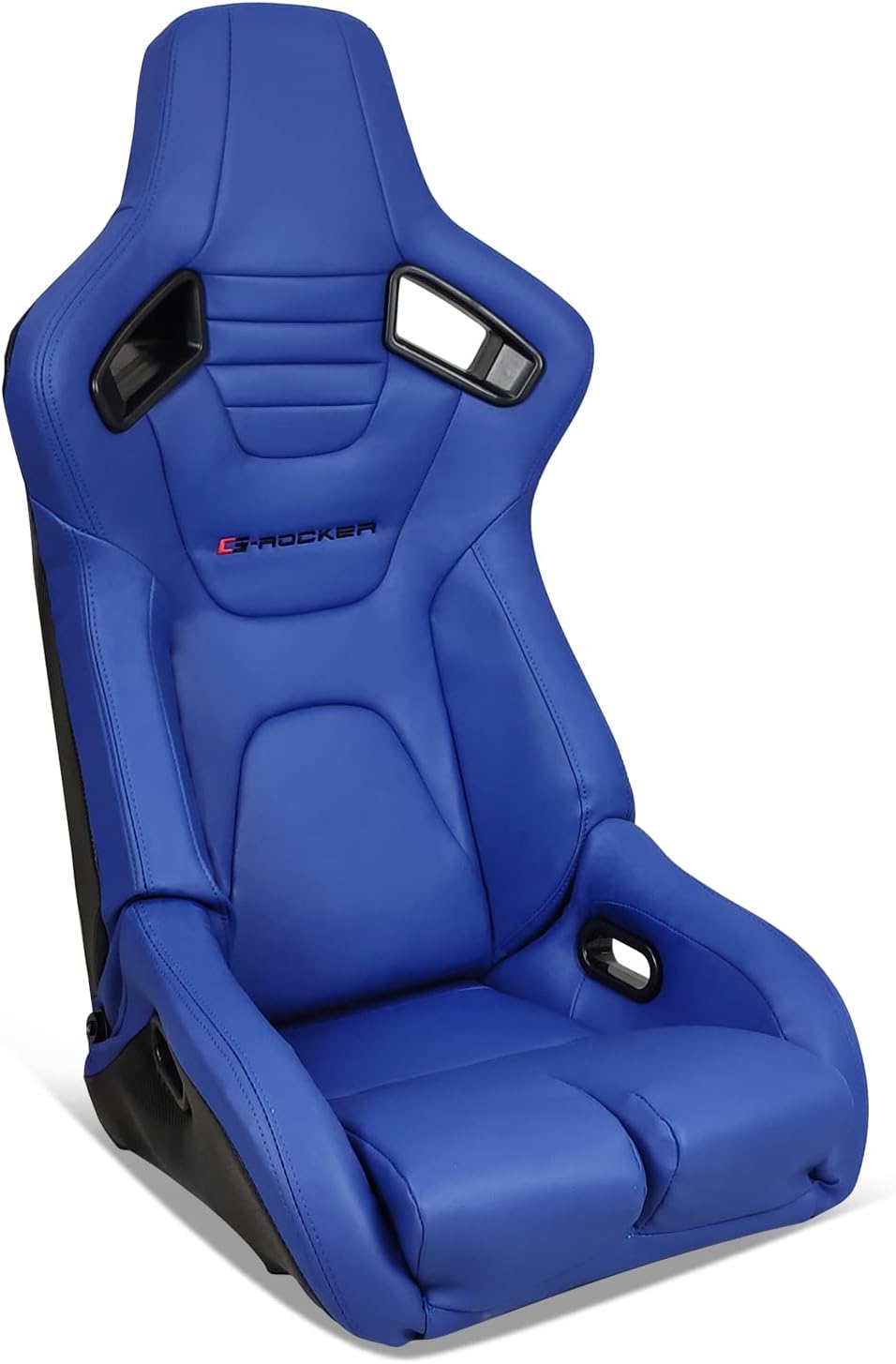 Blue PU Leather Reclinable Bucket Racing Seat B926