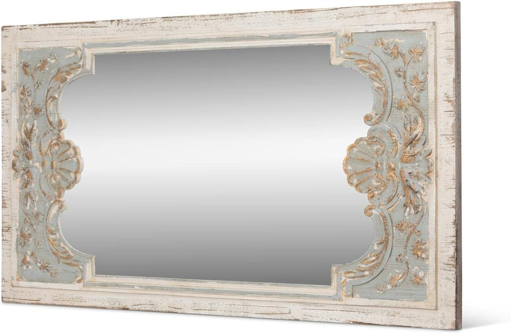 Carved Wood Mirror Y56551