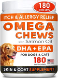 180 Chews Fish Oil Omega 3 Dog Treats F658919