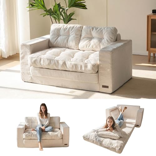 Dark Grey Convertible Sofa Bed R8815
