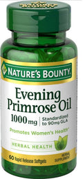 6 Pack Evening Primrose Oil 1000 mg Softgels 60 ea X12875