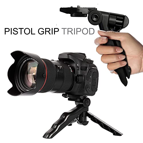 Black DSLR Camera with 18-55mm Lens and 21pc Bundle T523