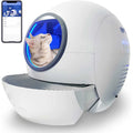 White Automatic Self Cleaning Cat Litter Box T7885