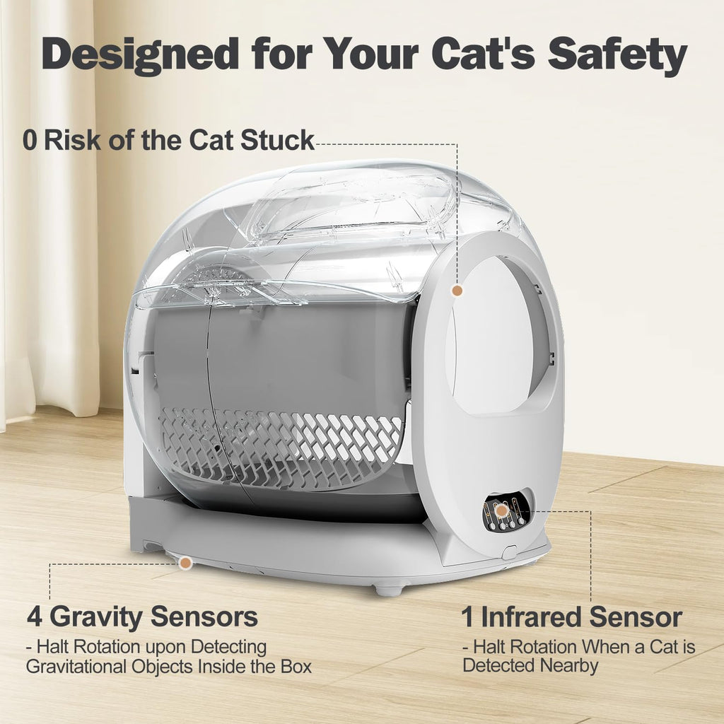 Self Cleaning Automatic Extra Large Cat Litter Box R321