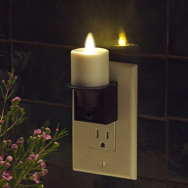 Flameless Candle Nightlight with Dusk to Dawn Sensor E72559