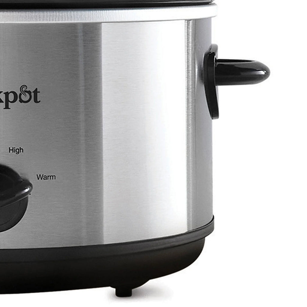 4.5 Quart Manual Slow Cooker Silver C2467