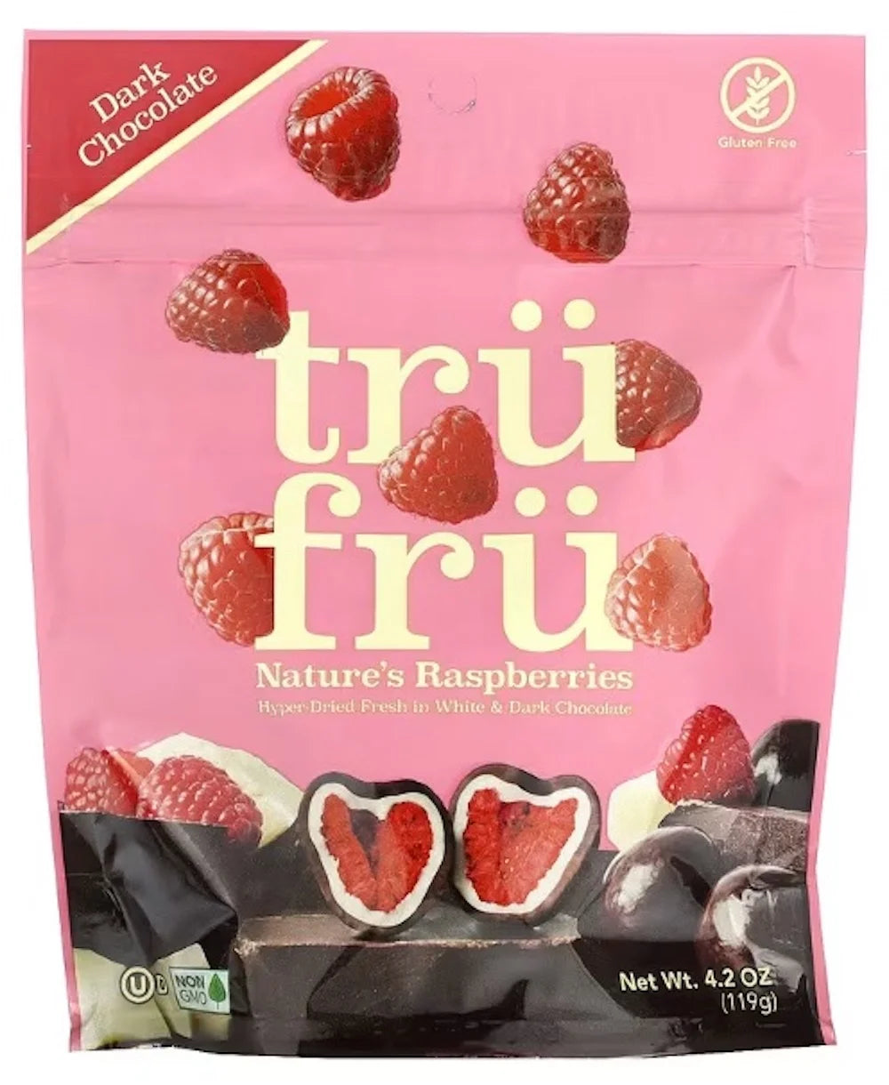 Dark Chocolate Dipped Freeze-Dried Raspberries, 4.2oz (Pack of 10) P813544
