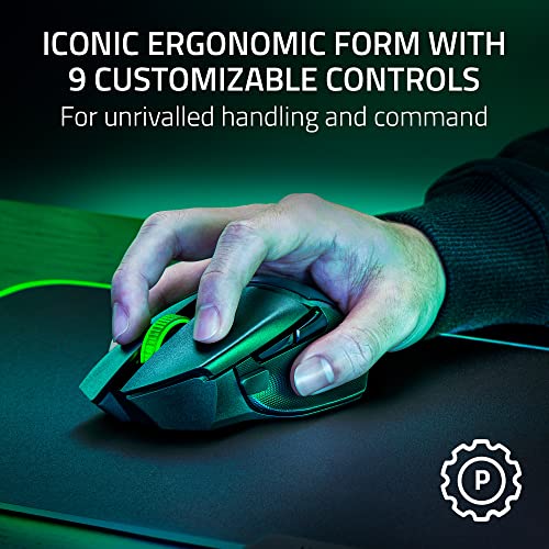 Classic Black Wireless Gaming Mouse Y698832