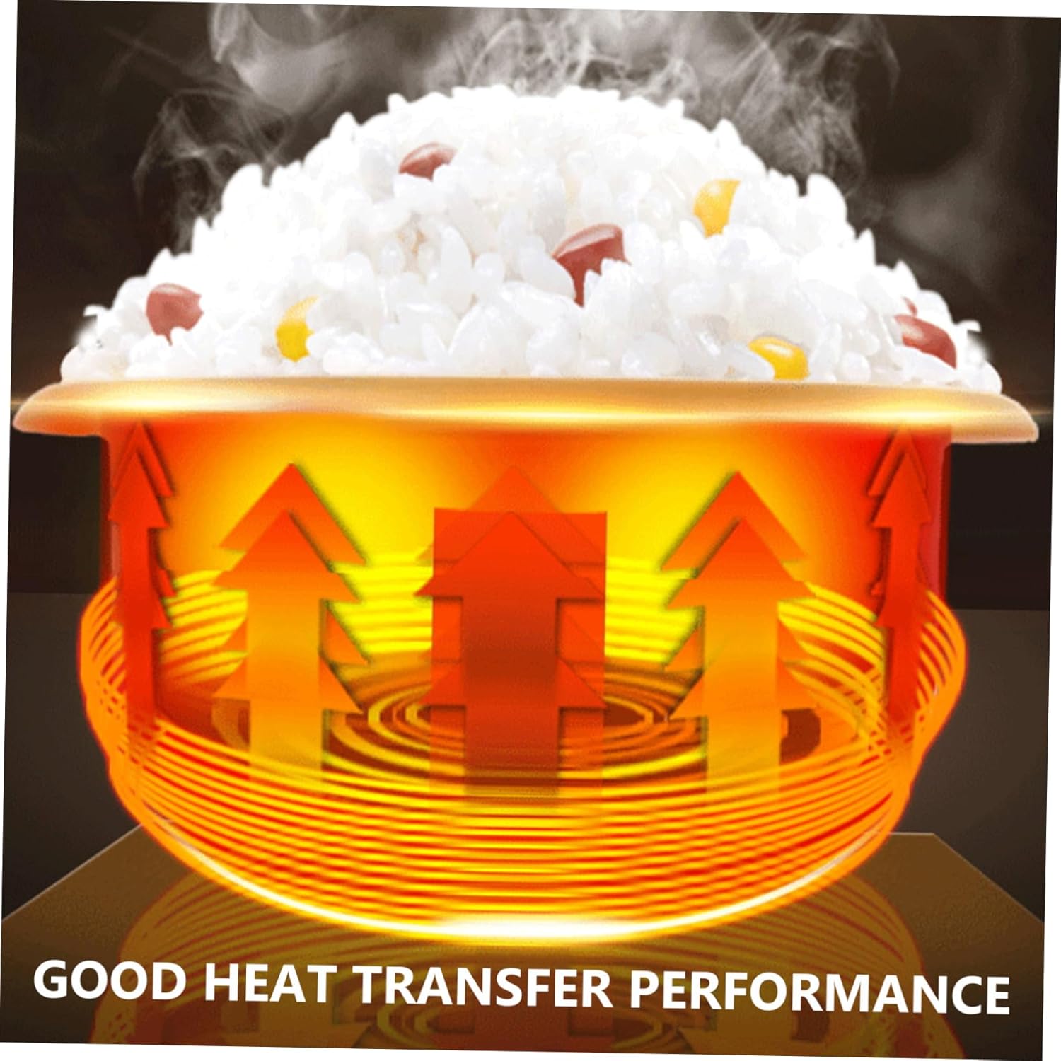 Rice Cooker Steel Inner Pot Ceramic Nonstick Pan O309077