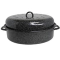 Black Covered Oval Roaster with Lid Z33609