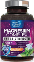 Magnesium Complex 500mg Chelated Magnesium Capsules, 120 Capsules I3635