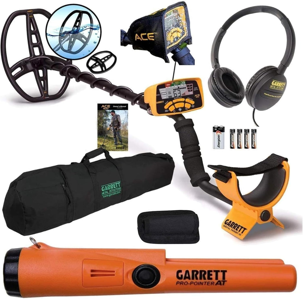 Metal Detector with Waterproof Coil and Carry Bag U655532