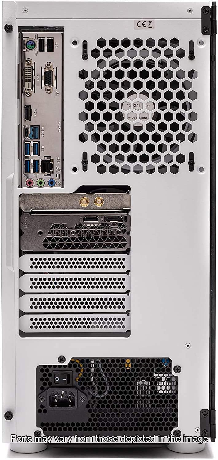 RYZEN 5 2600X 6-Core 3.6 GHz GTX 1660 6G 500GB SSD 16GB DDR4 3000MHz RGB Fans Windows 10 Home Gaming Desktop PC S72095