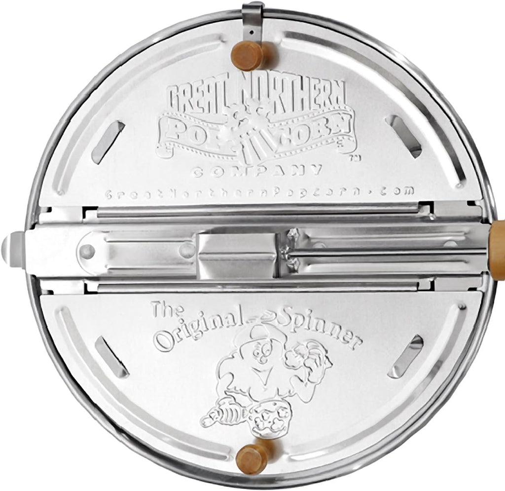 6-Quart Aluminum Popcorn Popper with Hand Crank U874