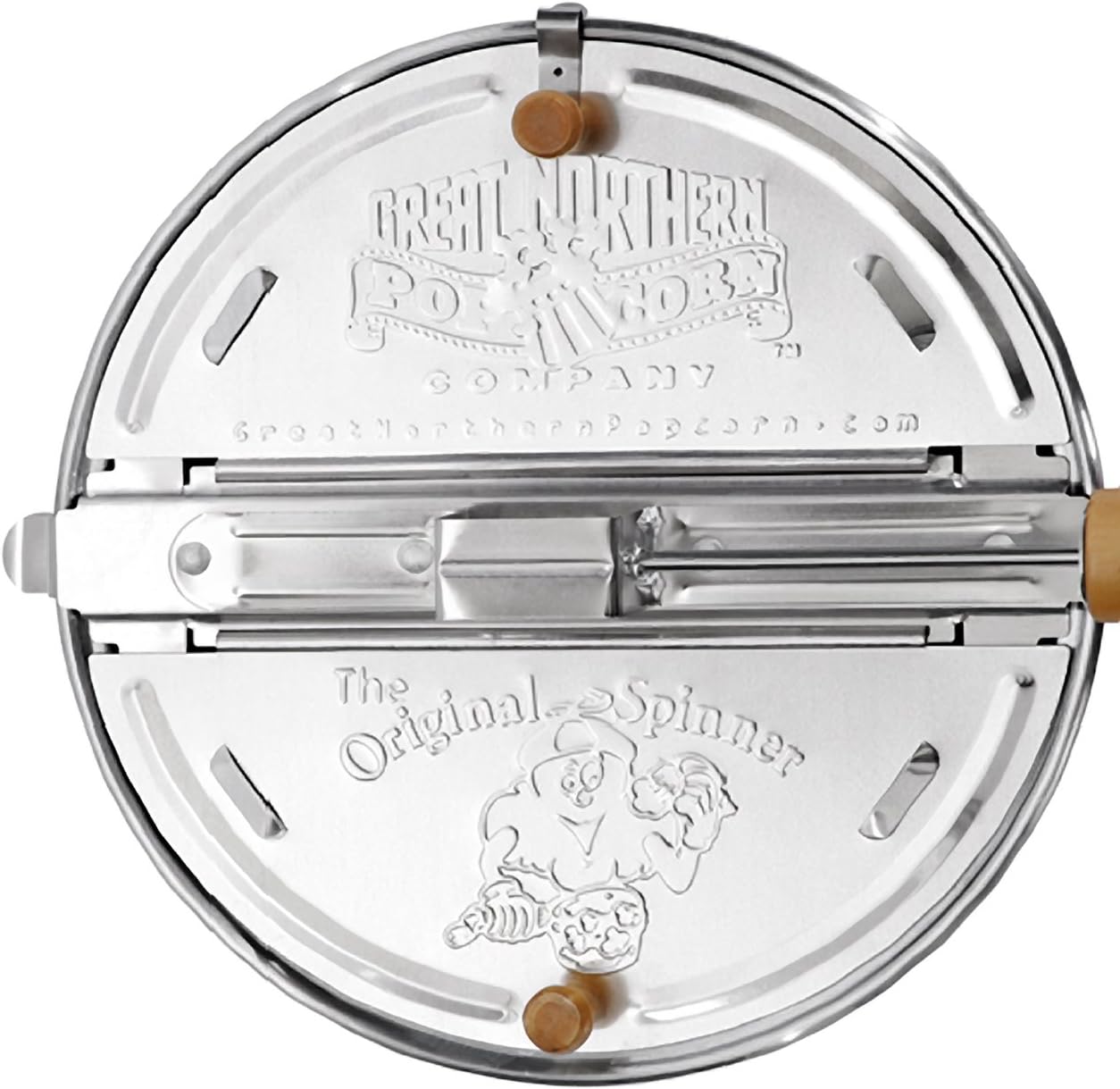 6-Quart Aluminum Popcorn Popper with Hand Crank U874