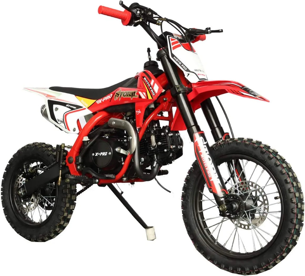 125cc Pit Dirt Bike, 4-Speed Manual Transmission, 14"/12" Tires V27861