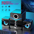 Black USB-Powered 2.1 Mini Multimedia Speakers System, Set of 3 K13874