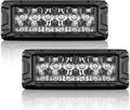 LED Light Bar 8 Inch Double Row 120W 12000LM Spot Flood Combo Off Road Lights Xenon White IP68 Waterproof Driving Light, 2Pcs Q83474