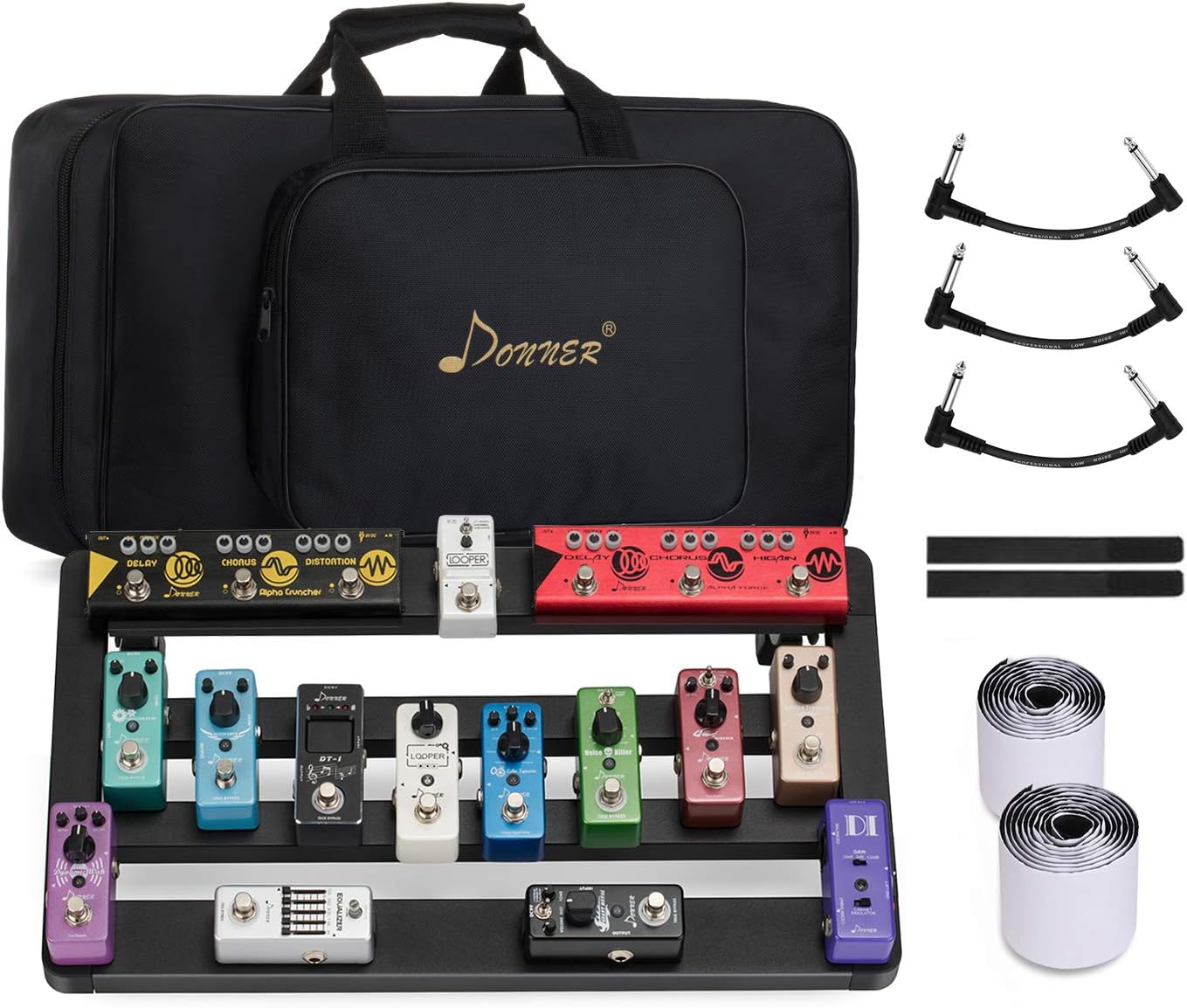Disassembled Pedalboard 20'' x 8'' with Bag R156