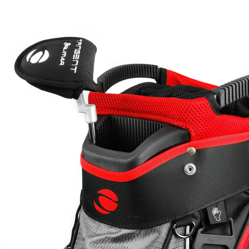 Black/Red/Charcoal Golf Cart Bag Z500