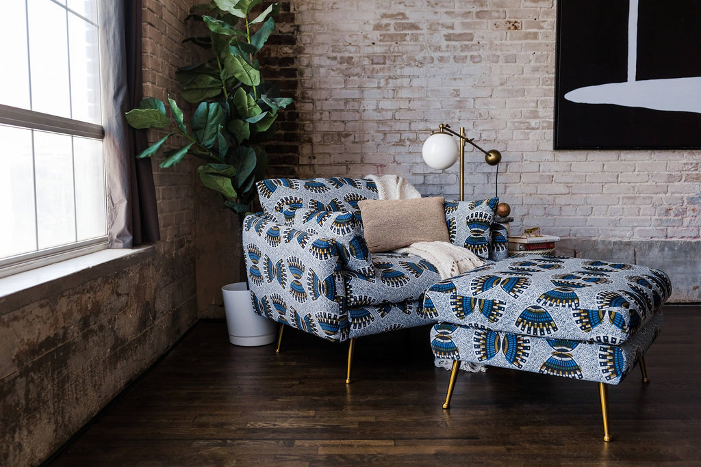 Modern Armchair Velvet Gold K98741