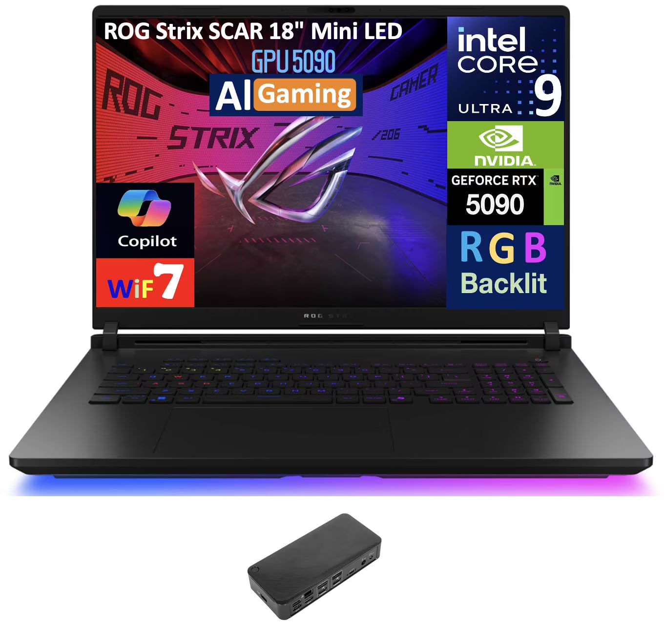 18in 240Hz Mini LED WQXGA Display Gaming Laptop Z178