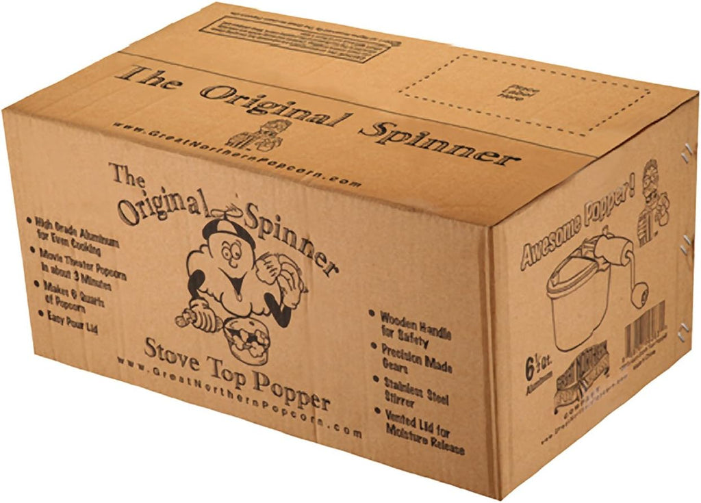 6-Quart Aluminum Popcorn Popper with Hand Crank U874