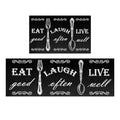 Boho Kitchen Mat Set of 2 Non Slip Thick Kitchen Rugs L51094