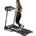 Folding Electric Treadmill with Incline and LED Display E94482