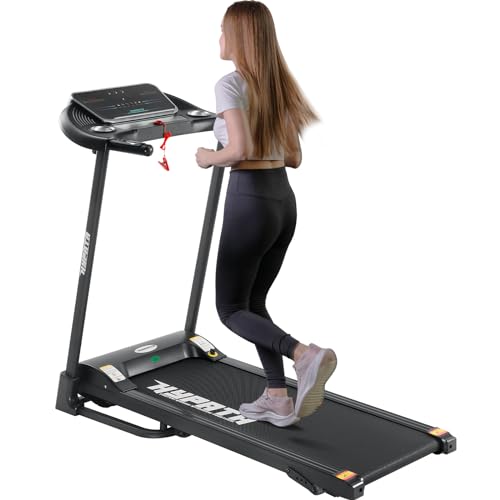 Folding Electric Treadmill with Incline and LED Display E94482