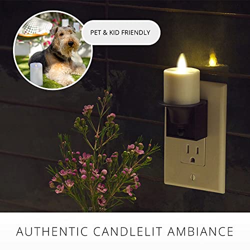 Flameless Candle Nightlight with Dusk to Dawn Sensor E72559