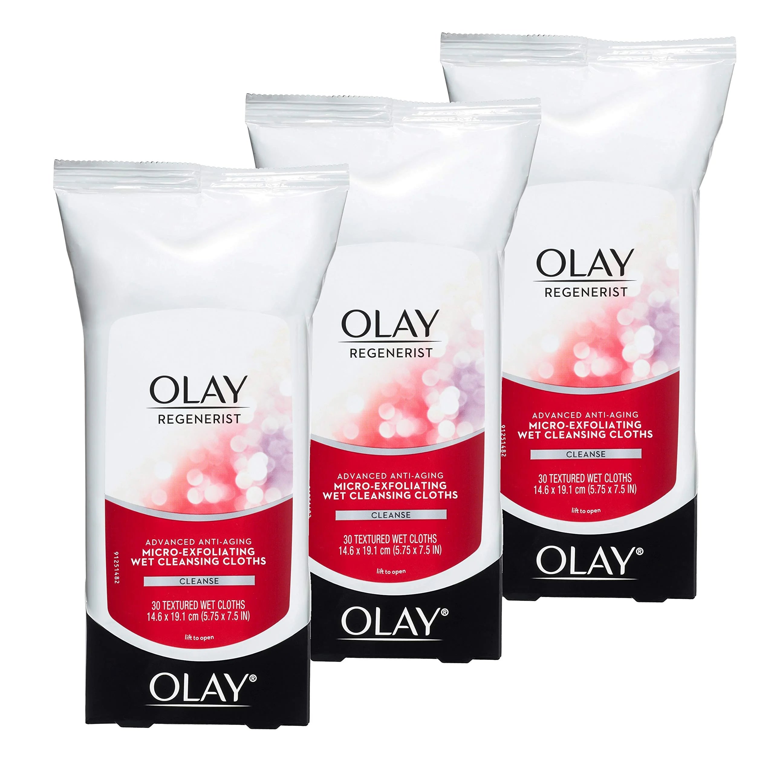 30 Count Pack Of 3 Wet Cleansing Cloths H900667