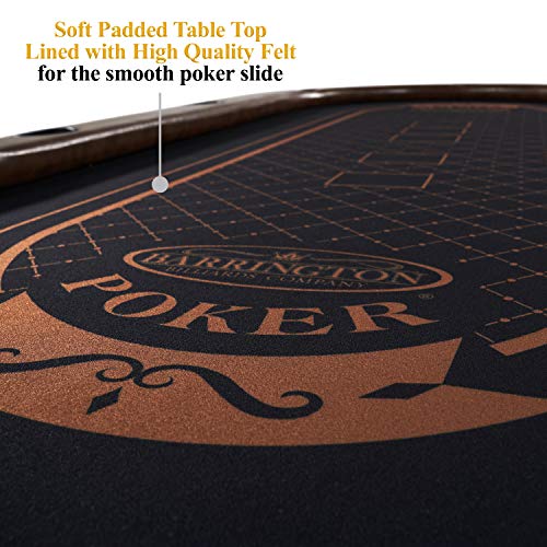 Folding Poker Table with Felt Playing Surface J270