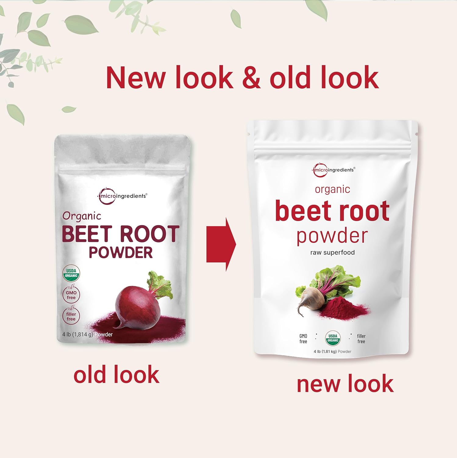 Organic Beet Root Powder, 4 Pounds H760
