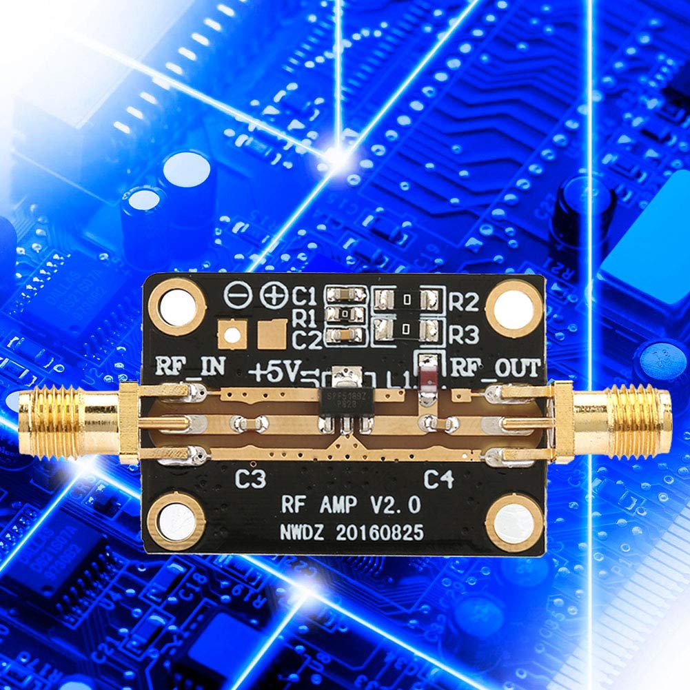 Low Noise Ultra Bandwidth Amplifier LNA 0.05-4GHz NF=0.6dB RF FM HF VHF UHF WideBand Non Reflective Design Frequency Capability Ham Radio with High Isolation RF Amplifier D24877