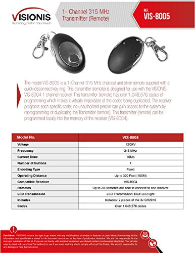 One Door Access Control Electromagnetic Lock Kit with Wireless Receiver Remote and PIR Kit K82090