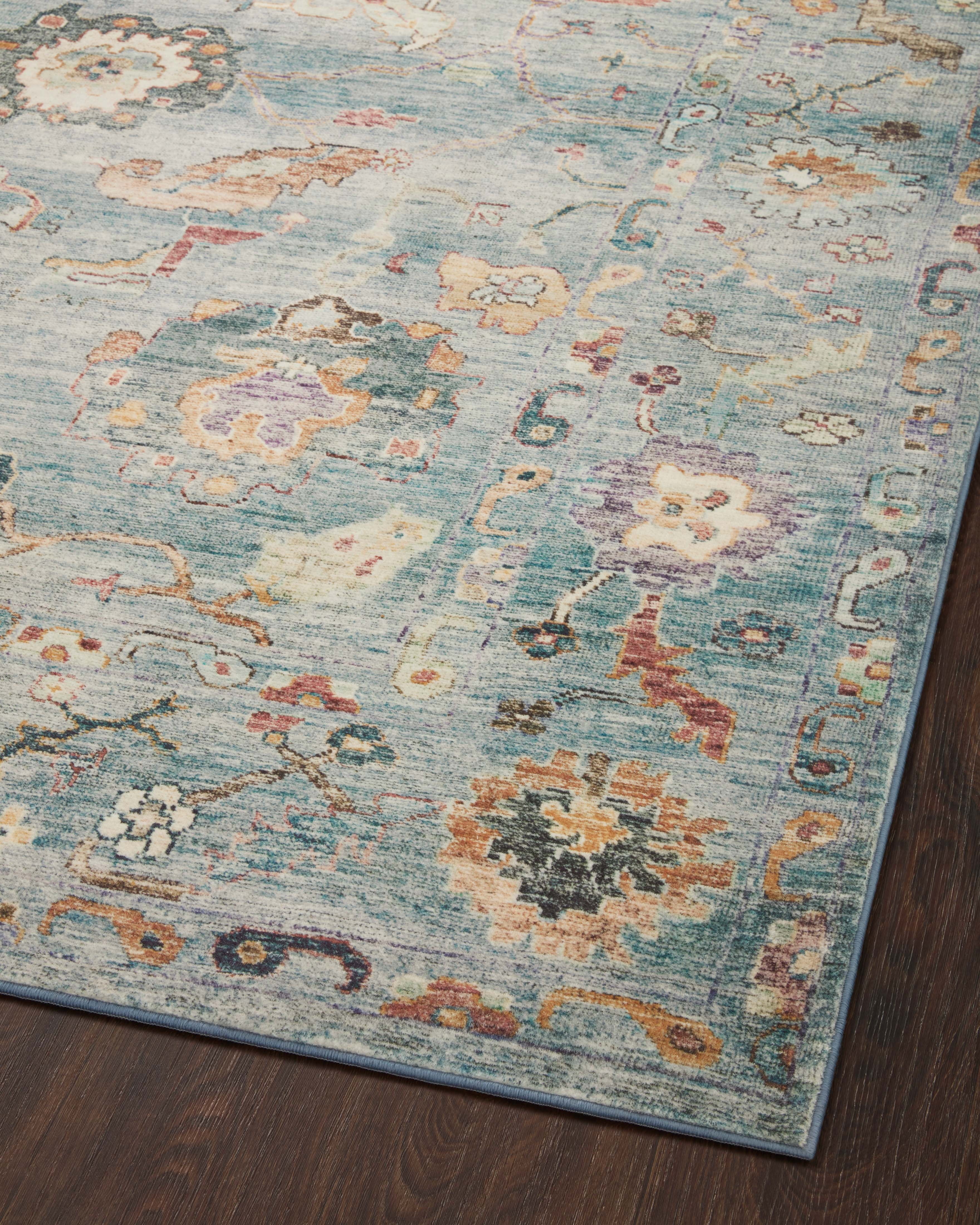 Denim / Multi 5'-0" x 7'-6" Area Rug G2678