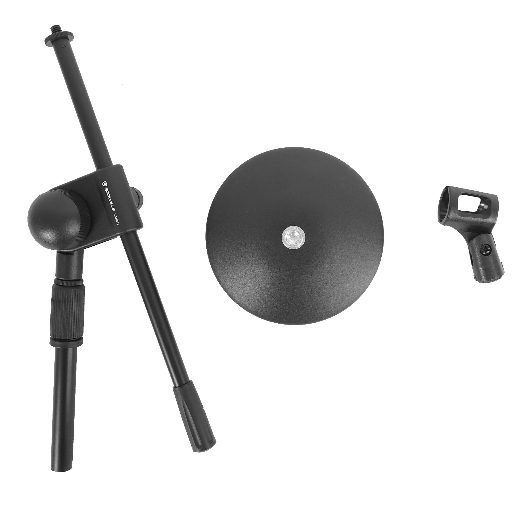 4-Person Podcasting with Mixer Headphones Amp Stands S8685