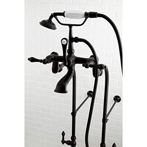 Vintage Tub Filler Combo with Lever Handle, Polished Chrome D44512