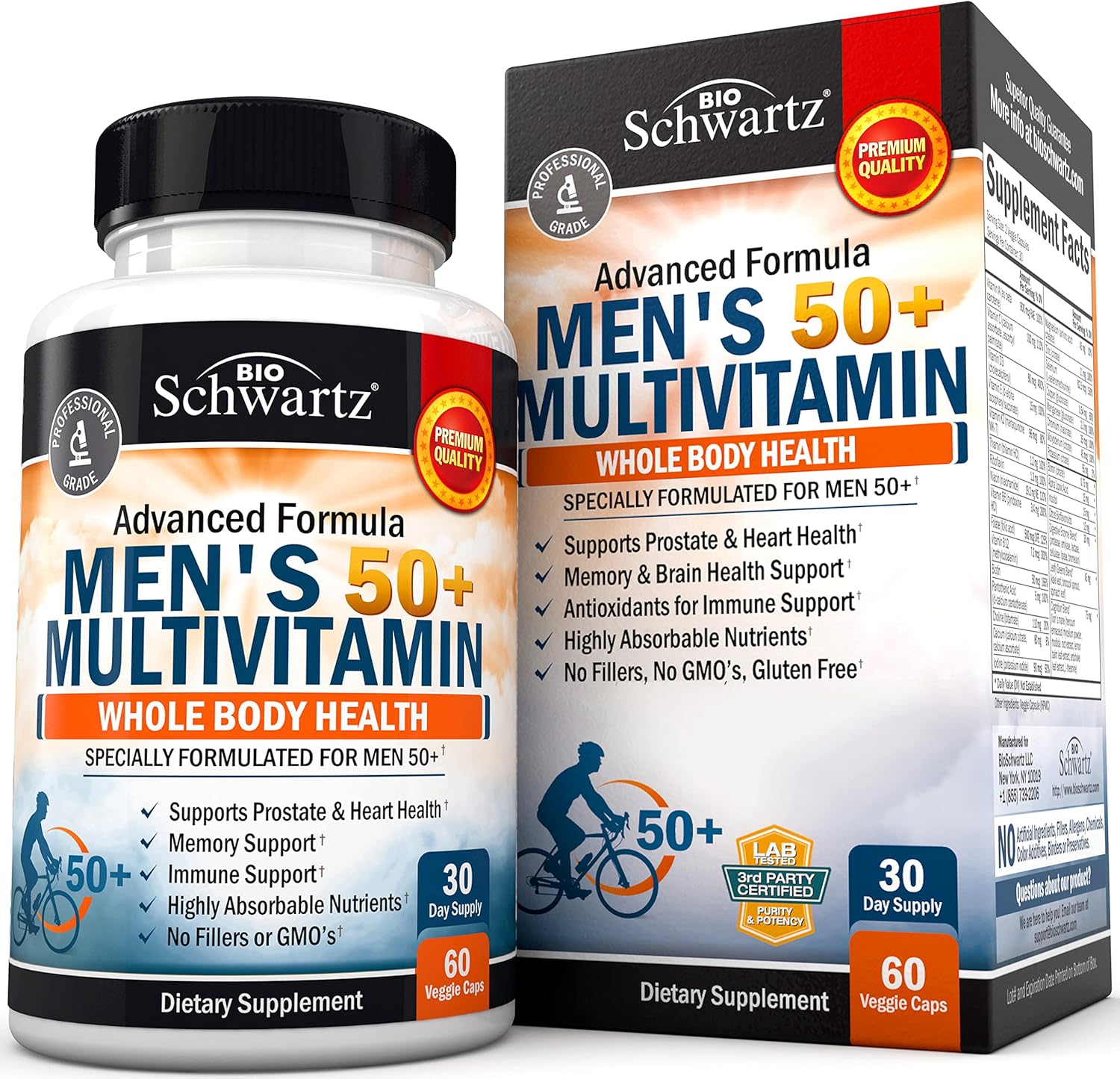 Once Daily Multivitamin for Men 50 and Over - 60 Count N18569