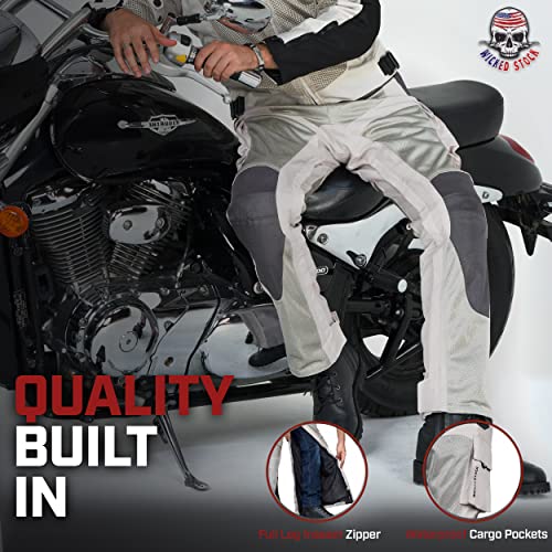 Mesh Motorcycle Pants with Armor X924