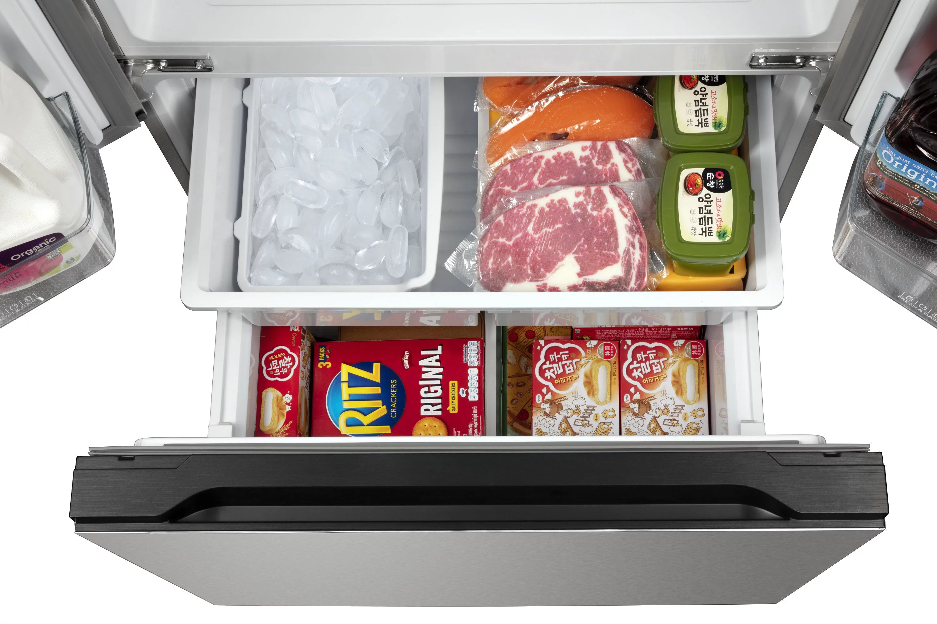 17.7 Cu. Ft. French Door Refrigerator, Platinum Silver Q7861