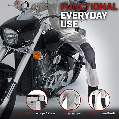 Mesh Motorcycle Pants with Armor X924