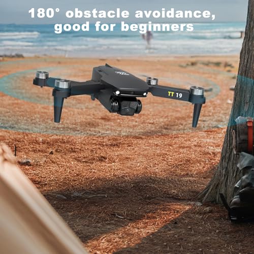 Orange Foldable Drone with Camera, Brushless Motor RC Quadcopter Y169