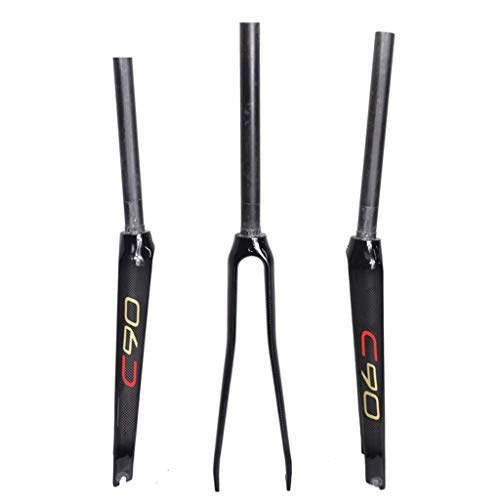 700C 1-1/8" 28.6mm Carbon Fiber Bike Front Fork H168