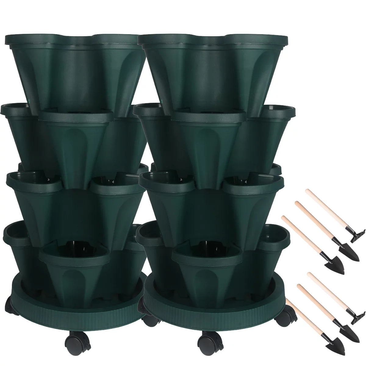 4 Tier Stackable Garden Planter E212