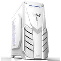 White Micro Transparent Panel PC Gaming Case X95651