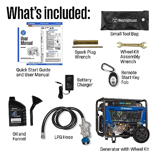 12500 Watt Dual Fuel Portable Generator U688