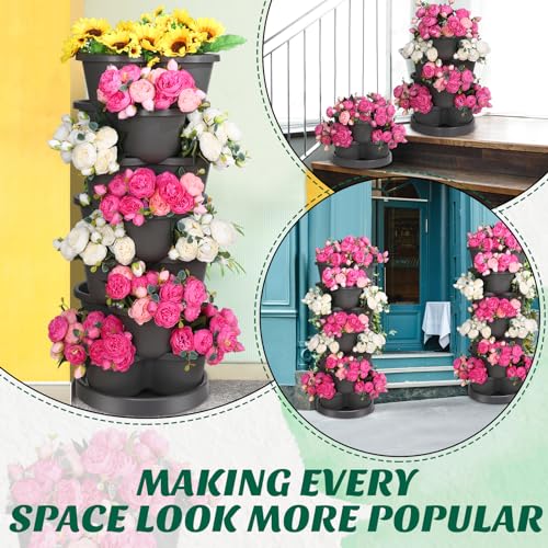2 Pcs 7 Tier Stackable Planter P5862