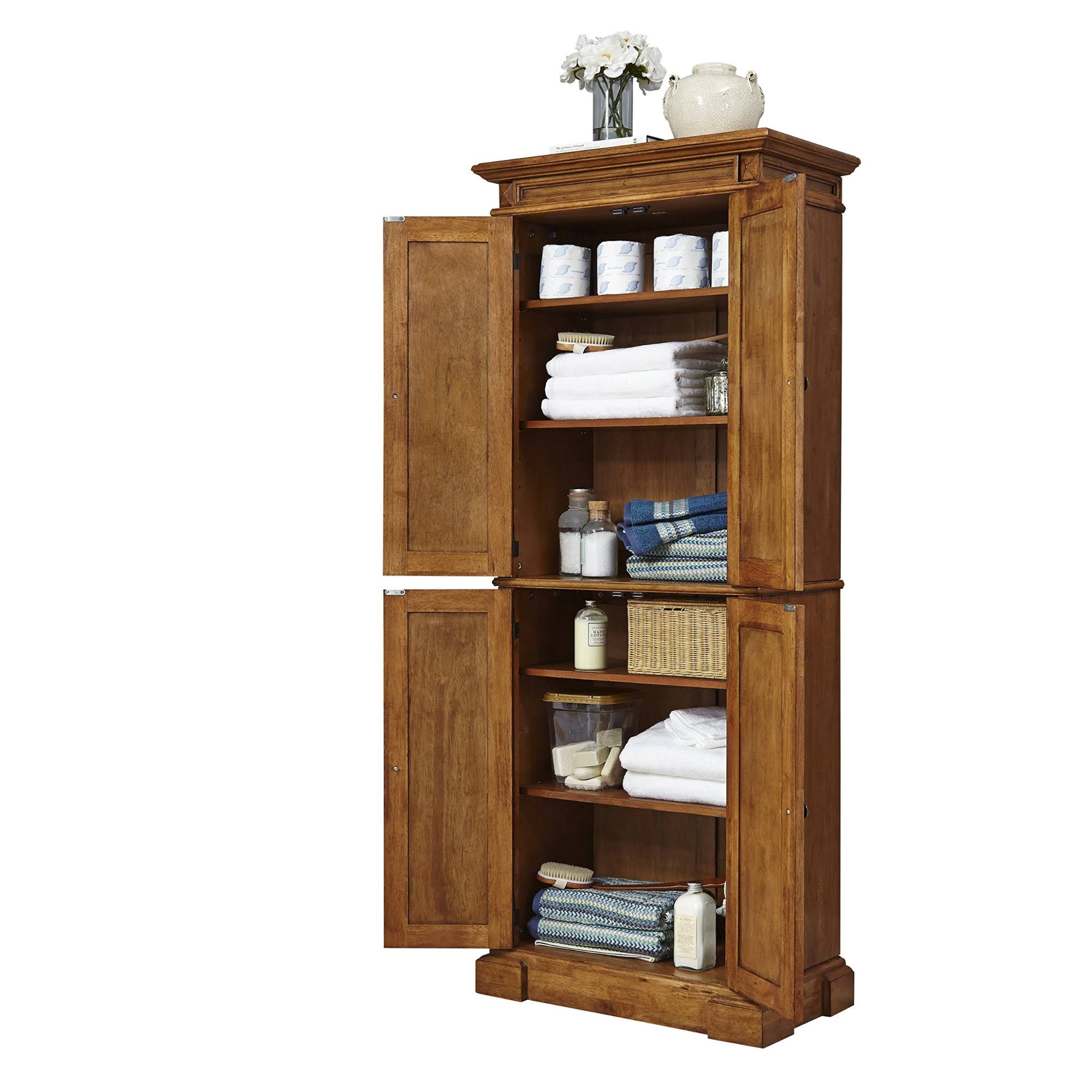 Distressed Oak Pantry E77358